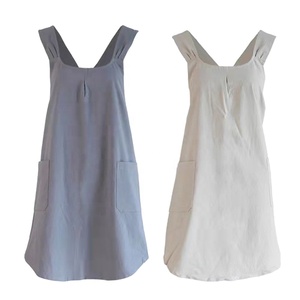 <span class=keywords><strong>Heyuan</strong></span> ชุดเดรสแบนเดจปักลายโลโก้แบบผ้าคอตตอนออร์แกนิกจากญี่ปุ่นผ้าลินินลายเรียบ - Product Image 2