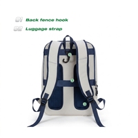 Sac de pickleball - Sac à dos de pickleball pour hommes et femmes, sac à bandoulière réglable avec grande capacité/sac de sécurité pour raquettes