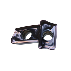 Plaquettes de fraisage en carbure à émbout carré haute performance AOMT123608PEER-M, revêtement PVD, OEM, pour acier inoxydable et fonte, marque ACME - Product Image 3