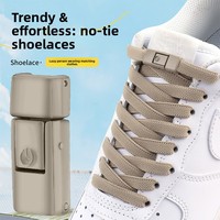 Lacets élastiques sans nœuds unisexes avec boucles de verrouillage à pression pour baskets, bottes et chaussures décontractées – Vente en gros
