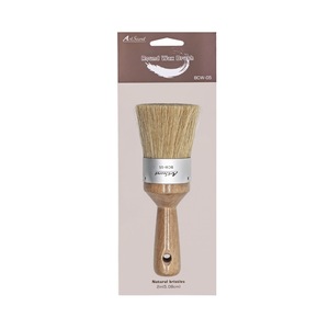 Artsecret 1 <span class=keywords><strong>pinceau</strong></span> à craie et cire, grande taille, poils ronds, pour <span class=keywords><strong>peinture</strong></span> à l'huile, décoration intérieure, outil de <span class=keywords><strong>peinture</strong></span> et de cirage DIY BCW-05 - Product Image 2