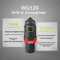 Perceuse électrique sans fil WU129 au lithium-ion, multifonction, rechargeable, tournevis électrique 12v