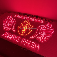 Luces LED de Neón Flexibles Personalizadas al por Mayor, Cuerpo de Lámpara Acrílico, Clasificación IP33, DC12V, Tamaño y Color Personalizables para Uso en Parques Temáticos, China