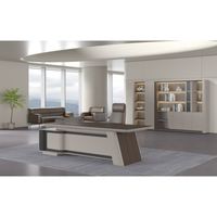 Bureau d'étude pour étudiant avec rangement, grande table d'écriture moderne, bureau d'ordinateur pour la maison et le bureau avec étagère pour le travail et l'apprentissage
