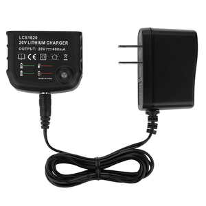 LCS1620 交換用充電器 AC100V-240V ブラックアンドデッカー リチウム電動工具バッテリー 14.4V <span class=keywords><strong>18V</strong></span> 20V LBX20 LBXR20 Bd18v 充電器対応 - Product Image 1