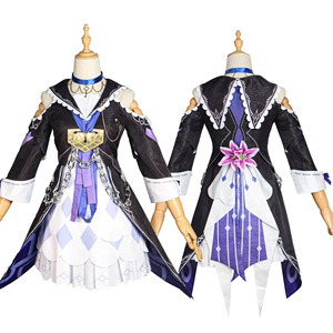 Jeu Honkai: Star Rail Cosplay <span class=keywords><strong>Herta</strong></span> Cosplay Costume Comic Black Punk Lolita Dress Cosplay Costume Halloween Party Outfit Women - Product Image 5