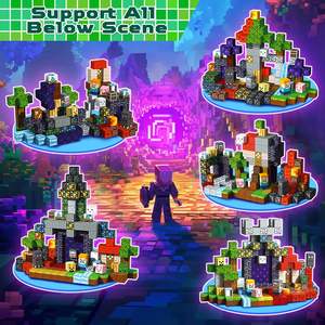 Ensemble <span class=keywords><strong>de</strong></span> blocs forestiers en plastique, cubes <span class=keywords><strong>de</strong></span> <span class=keywords><strong>construction</strong></span> magnétiques en plastique, jouet <span class=keywords><strong>magnétique</strong></span> Montessori éducatif pour adultes et enfants - Product Image 3