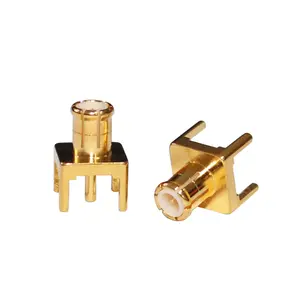 Yonghao Accept Custom RF Coaxial MCX PCB Male Jack RF Connector 4 Legs MCX-JE Coaxial Connector