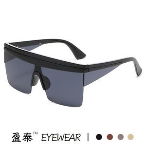 Lunettes de soleil de sport UV400 avec verres PC, design sans monture, protection pour le cyclisme en extérieur - Product Image 2