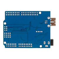 Módulo de microcontrolador para placa base, PLACA DE DESARROLLO DE ATmega328P-AU, Compatible con interfaz de encabezado de Pin R3 para Arduino UNO, 1 unidad