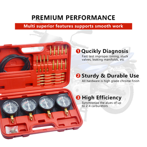 Sincronizador de carburador de vacío de combustible, herramienta de precisión, sintonizador de 4 calibres, compatible con Yamaha XJ <span class=keywords><strong>XS</strong></span> 1100, 22 Uds. - Product Image 2