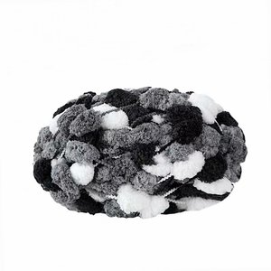 Fil à pompons en polyester 130g, 25M, doux, pour tricot, coussin, écharpe, chapeau, artisanat DIY - Product Image 5
