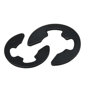 Anneau de retenue de type E, diamètre intérieur 180 mm, acier à ressort 65Mn, utilisation pour arbre métrique - Product Image 2