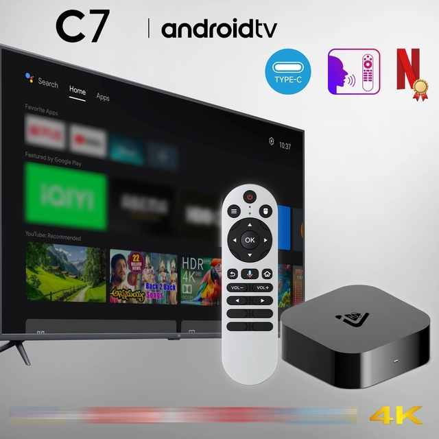C7 Smart TV Game Console with Wireless Controller 4K HD 64GB Memory 15,000+ Games Multi-Language Support Portable Design