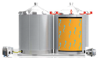 Refroidisseur de céréales portable avec compresseur R-410A pour le refroidissement, la ventilation et le stockage des silos de blé/riz/maïs/soja