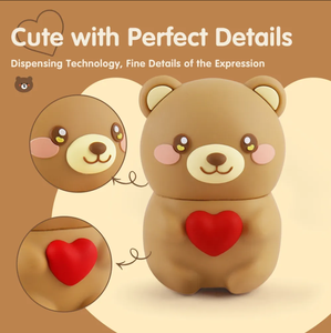 Altavoz Bluetooth con Diseño de Animal de Dibujos Animados, Mini Altavoz Inalámbrico Portátil, Lindo Oso, Reproductor de Audio de Viaje con Sonido Estéreo de Bajos - Product Image 5