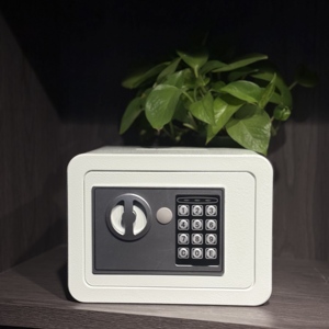 Cheap Price Mini Steel Safes with Electronic Digital <b>Lock</b> and Key <b>Lock</b> for School Home Office Use 5-Year Warranty safe <b>box</b> - Product Image 1