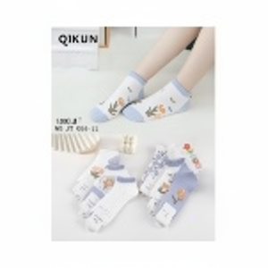 Calzini Casual sportivi in cotone organico da donna pettinati taglia unica traspirante per tutto il Design monouso ricamato termico per l'inverno - Product Image 1