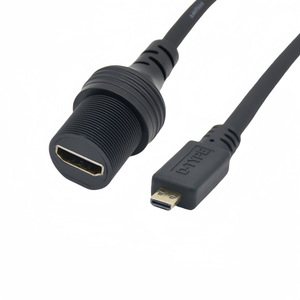 Câble Micro Hdmi vers HDMI femelle, extension étanche haute définition 4K pour connexion vidéo et audio - Product Image 4
