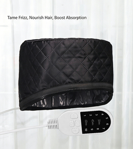 Casque chauffant portable à vapeur thermique pour cheveux noirs, 10 niveaux de chaleur, chauffe rapidement, 3 réglages de temps, pour usage domestique - Product Image 2