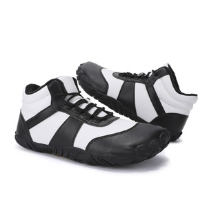 Chaussures de randonnée d'hiver pour hommes, antidérapantes, semelles en caoutchouc, sûres, confortables, à lacets - Product Image 1