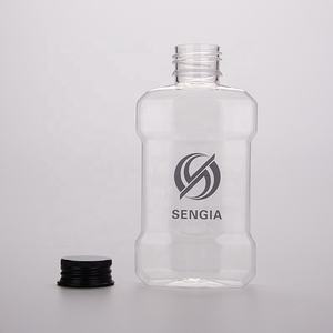 Botella de enjuague bucal de 50ml y 180ml con tapa de plástico, tapa de rosca de Metal, botella de plástico de forma plana para embalaje de enjuague bucal - Product Image 4