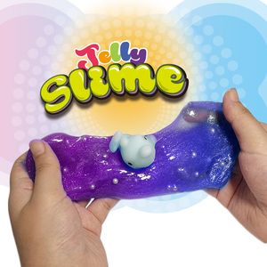 Superbe jouet anti-stress amusant, slime DIY, cadeau pour enfants, kit de slime gelée parfumé aux bleuets en forme de cupcake pour garçons et filles - Product Image 5
