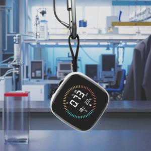 Mini 3-trong-1 ozone (O3) Detector New 2000mAh lithium có thể sạc lại pin Máy phân tích khí nhiệt độ độ ẩm đọc sách - Product Image 2