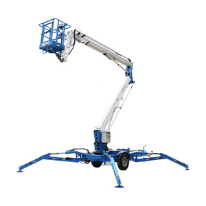 Grúa Articulada Telescópica Tipo Araña con Remolque de Acero y Función de Rotación de Cadena de Elevación - Product Image 1