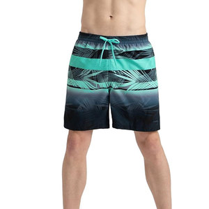 Shorts de bain pour hommes, style le plus récent, service OEM, sur mesure, taille élastique, polyester/nylon, couleur unie, séchage rapide, doux et respirant - Product Image 2