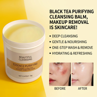 Crème Nettoyante Visage Vegan OEM Naturelle Douce à l'Acide Hyaluronique et Vitamine C, Nettoyage en Profondeur, Hydratante et Éclaircissante