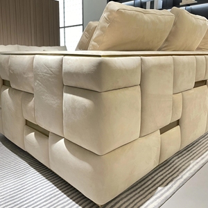 Canapé <span class=keywords><strong>Babylon</strong></span> de luxe haut de gamme, blanc, salon, style luxe léger, combinaison de sols plats, coin - Product Image 5