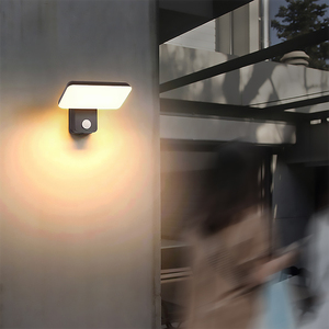 IP65 18W exterior impermeable giratorio ajustable sensor luminiscente luz de pared moderno simple balcón entrada puerta cabeza escalera Luz - Product Image 2