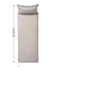 Custom Ultralight TPU Inflatable Air Mattress Sleeping Pad Outdoor Camping Mat with Pillow Attached