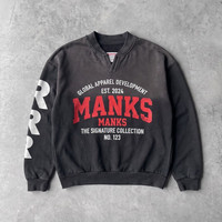 Sweat-shirt à col rond pour homme avec logo imprimé DTF DTG personnalisé, vente en gros, fabricants de vêtements de sport, sweat-shirt ample pour homme