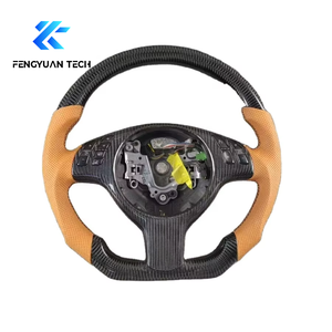 Volante de Fibra de Carbono Forjado con Alcántara para <span class=keywords><strong>BMW</strong></span> E46 M3 Touring Interior Coupw <span class=keywords><strong>320i</strong></span> 325i 328i 330i Ci Xi 2001 <span class=keywords><strong>2002</strong></span> 2004 2005 - Product Image 1