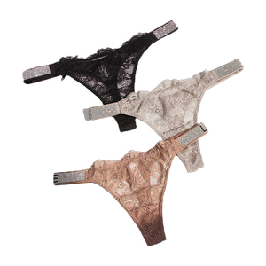 Culottes <span class=keywords><strong>string</strong></span> invisibles sans couture pour femmes, sexy, tanga, sous-vêtements confortables en tricot - Product Image 2
