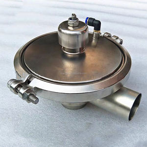 Nouvelle arrivée en stock, vanne pneumatique à pression constante soudée en acier inoxydable SMS 2 pouces 50,8 mm SS316L de qualité alimentaire - Product Image 4