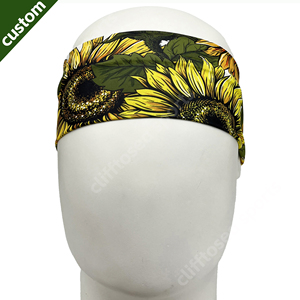 Bandeau de sport personnalisé avec impression intégrale OEM, compatible <span class=keywords><strong>casque</strong></span>, absorbant la transpiration, pour femmes et hommes, idéal pour la course et l'exercice - Product Image 4