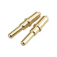 Connecteurs d'alimentation mâles à angle droit de type banane, adaptateurs de haute qualité en laiton plaqué or 24 carats, isolés et empilables pour câbles électriques