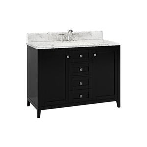 American Free Spare Parts Vietnam Modern Black Bathroom <b>Vanity</b> - Product Image 2