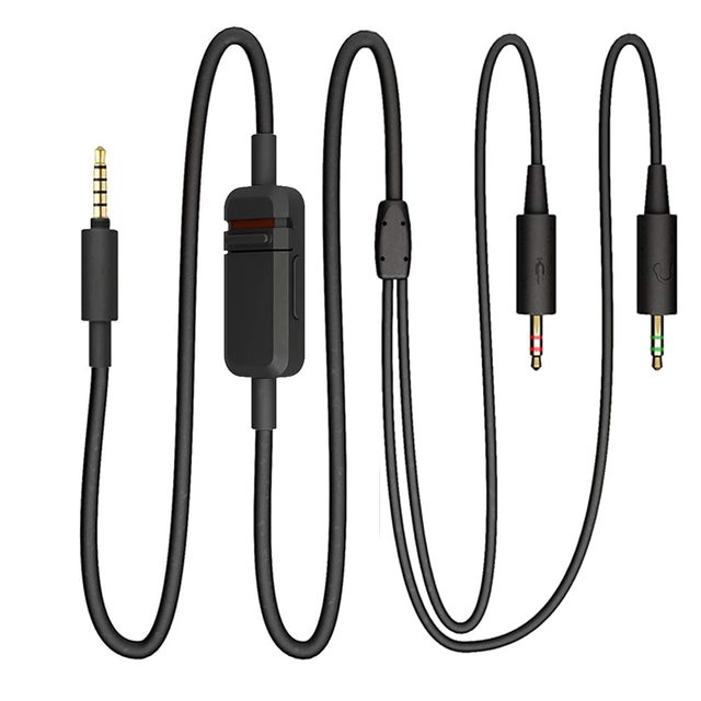 OFC Replacement Audio Cable for Beyerdynamic MMX300 MMX 300 2nd Gen Gaming Headsets with Mic Mute Volume Control