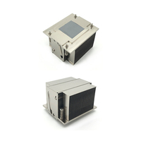 Dissipateur thermique passif 2U Server Cpu avec 2 pièces refroidisseur de processeur de caloduc dissipateur de chaleur à ailettes en aluminium pour amd Am4 Ryzen 7 refroidissement par Air