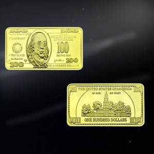 Médaillon commémoratif couleur or haut <span class=keywords><strong>Relief</strong></span> couleur gaufré peint en alliage de zinc pièce US Dollar Design cadeau souvenir à collectionner - Product Image 5