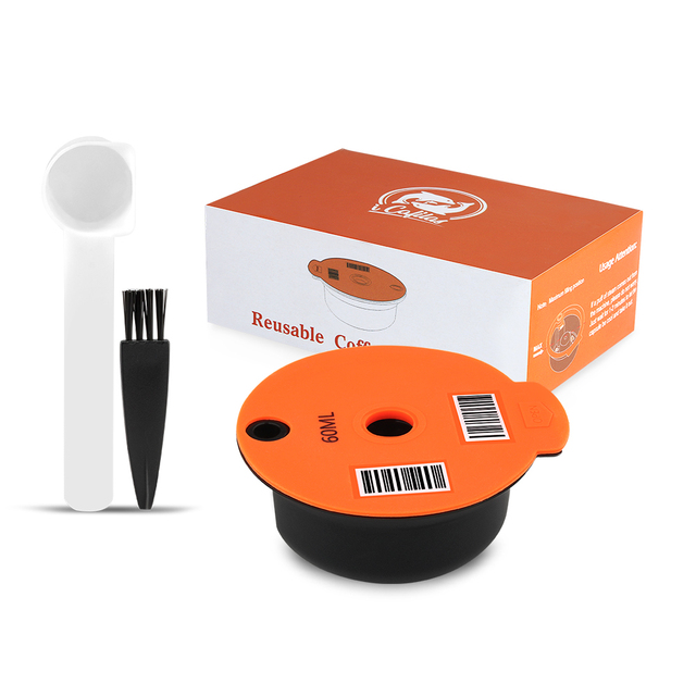 2020 I Cafilas  Reusable Silicon Colorful and Lovable Stainless Steel Capsule Coffee Pod  Compatible with Machine