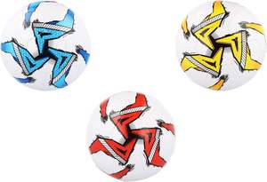 Ballon de football classique bicolore - Ensemble de 6 modèles pour la vente en gros, ballon de sport durable taille 5 - Product Image 2