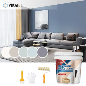 Vernice in lattice bianco senza formaldeide interna esterna ristrutturazione della parete della camera da letto rivestimento architettonico vernice acrilico parete - Product Image 1