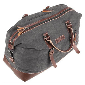 थोक विंटेज कैनवास + pu चमड़े के डफ़ल बैग कस्टम ओम सप्ताहांत यात्रा बैग फैशन पत्र यूनिसेक्स आयोजक बड़ी क्षमता - Product Image 6