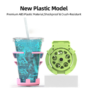 Support de tasse pliable pour moto, support de bouteille réglable en plastique ABS pour guidon de scooter, VTT, vélo - Product Image 5