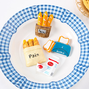 Aimants de réfrigérateur en forme de nourriture de grande taille, simulation de pain français et frites, décoration créative pour la maison, cadeau, vente en gros - Product Image 4